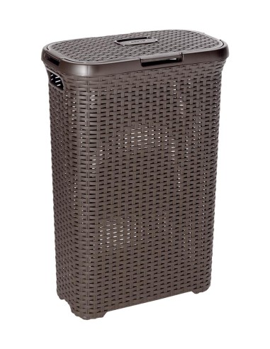 Brązowy kosz na pranie Curver Rattan Style, 40 l 3253920709035 8