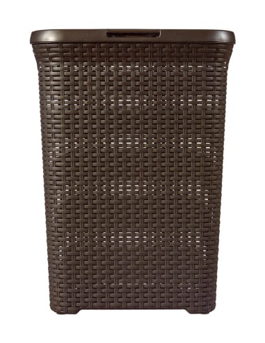 Brązowy kosz na pranie Curver Rattan Style, 40 l 3253920709035 9