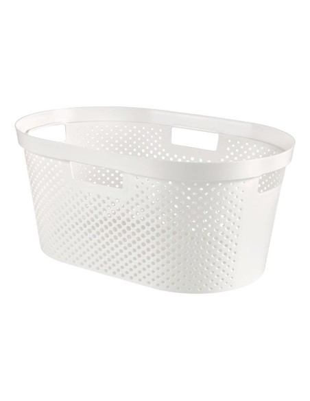 Kosz na pranie 40l biały Curver Infinity 3253924755014 8