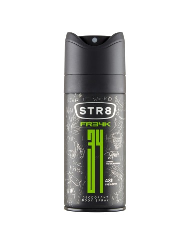 Odświeżający dezodorant spray dla mężczyzn STR8 DEO Freak 150ml 5201314145066