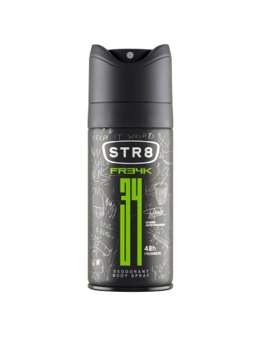 Odświeżający dezodorant spray dla mężczyzn STR8 DEO Freak 150ml 5201314145066 2