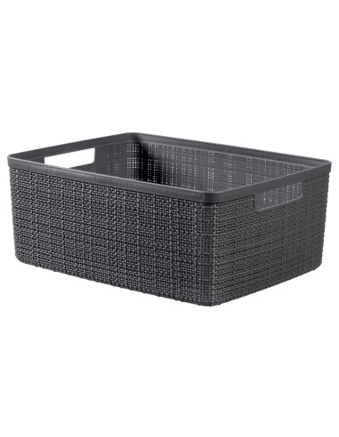 Organizer Curver Jute 12l ciemny szary 3253921905078 4