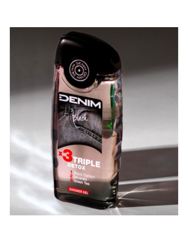 Denim Black Żel pod prysznic męski Detoks 400ml 8008970038032 5