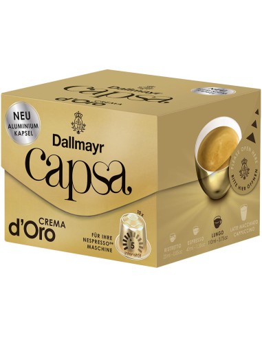 d` Oro Kawa w kapsułkach Nespresso 10szt Dallmayr Capsa Crema 4008167011200 11