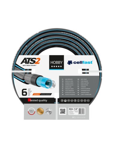 Wąż ogrodowy 50 mb 6 warstwowy  Cellfast HOBBY ATS2 TM 1/2" 5901828852893 41