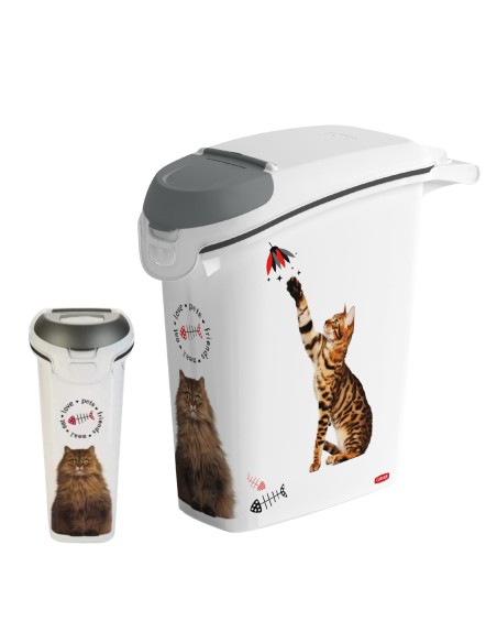 Pojemnik żwirek dla kota lub karmę 10kg 23l Curver - Pojemniki na karmę dla kota Pojemnik żwirek dla kota  lub karmę 10kg 23l Curver 3253923882216 2