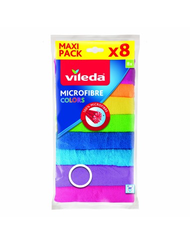 Ściereczki z mikrofibry Vileda Microfibre Colors 8szt 4023103185975