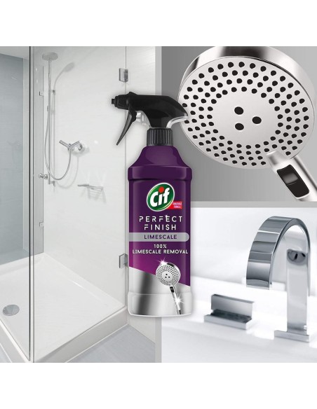 Spray usuwający kamień 435ml CIF Perfect Finish - Środki czystości do kuchni i łazienki Spray usuwający kamień 435ml CIF Perfect Finish 8710447376287 2