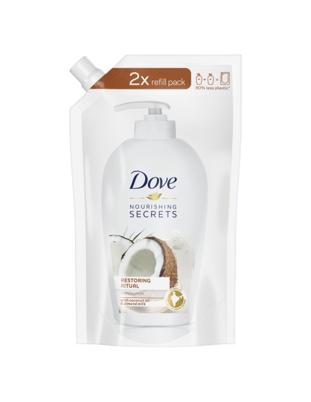 Mydło nawilżające w płynie do rąk kokos zapas 500ml 8710447482186