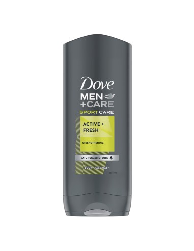 Żel pod prysznic do ciała i twarzy 400ml DOVE Men Active 8717163634615