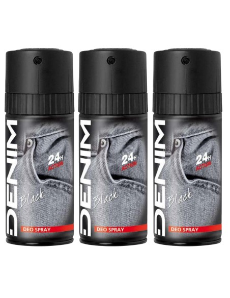 Denim Black Żel pod prysznic + Dezodorant męski Zestaw 8008970004242 4