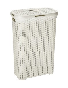 Kremowy kosz na pranie Curver Rattan Style, 40 l 3253920709004