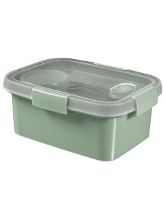 Szczelny pojemnik na żywność Lunchbox ze sztućcami 1,2l Curver Eco 3253920947161