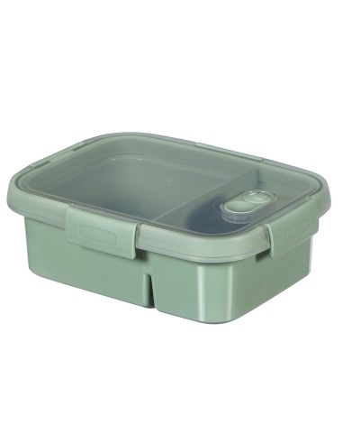 Pojemnik na żywność Curver Eco Dual Lunchbox dzielony 0,6+0,3l - Pojemniki i przechowywanie żywności