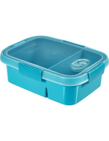 Lunchbox dzielony na żywność 0,6+0,3l Curver Dual 3253920925015