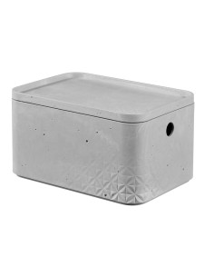 Pojemnik z pokrywką do przechowywania 4l Curver Beton 7290112632074