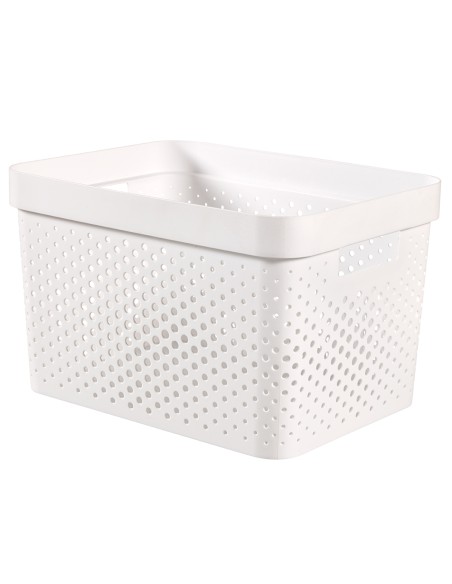 Pojemnik do łazienki, pokoju do przechowywania 17l ażurowy Curver Infinity Recycled 3253924740256