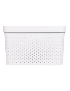 Pojemnik do łazienki, pokoju do przechowywania 17l ażurowy Curver Infinity Recycled 3253924740256 2