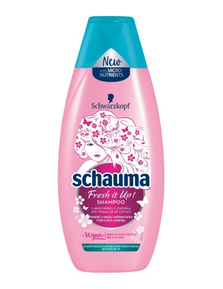 Szampon do włosów tłustych i suchych Schauma Fresh it Up! 400 ml 3838824293813