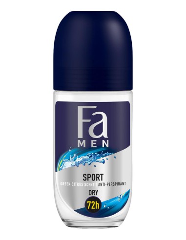 Kulkowy antyperspirant dla mężczyzn o zapachu cytrusowym 50ml Fa Men Sport 9000100219877