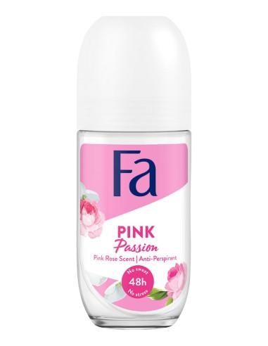 Antyperspirant dla kobiet kulka różany 50ml Fa Pink Passion 9000100326193