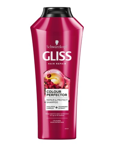 Delikatny szampon do farbowanych włosów 400ml GLISS Colour Perfector 9000100549691