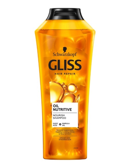 Odżywczy szampon do włosów suchych 400ml GLISS Oil Nutritive 9000100549837
