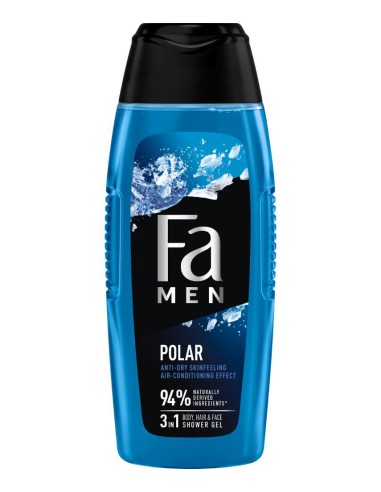 Eukaliptusowy męski żel pod prysznic 3w1 400ml Fa Men Polar 9000100729840