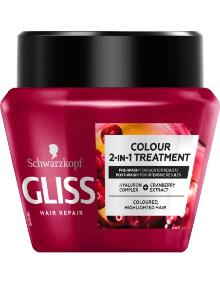 Regenerująca maska do włosów 300ml GLISS Colour Perfector 9000101050790