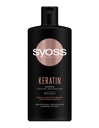 Szampon do włosów łamliwych Syoss Keratin 440ml 9000101277050