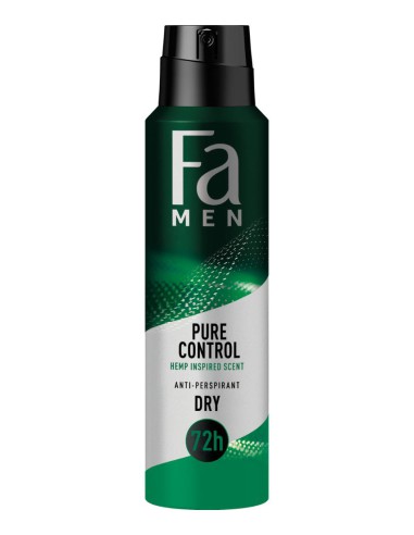 Antyperspirant męski spray 150ml Fa Men Pure Control 9000101627305