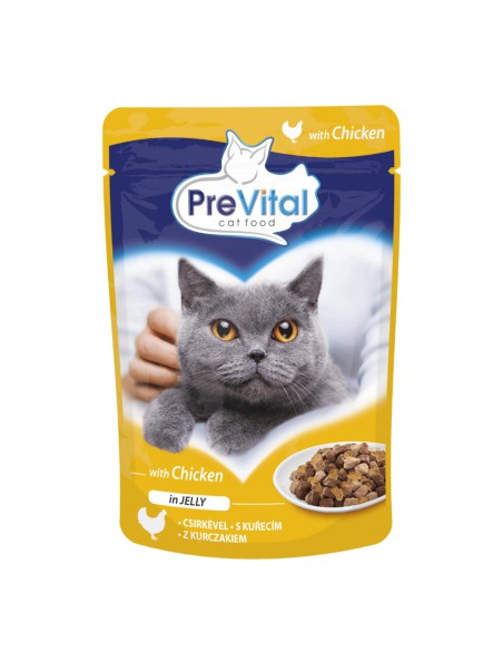 Saszetka dla kota z kurczakiem Prevital, 100 g 5999546172034