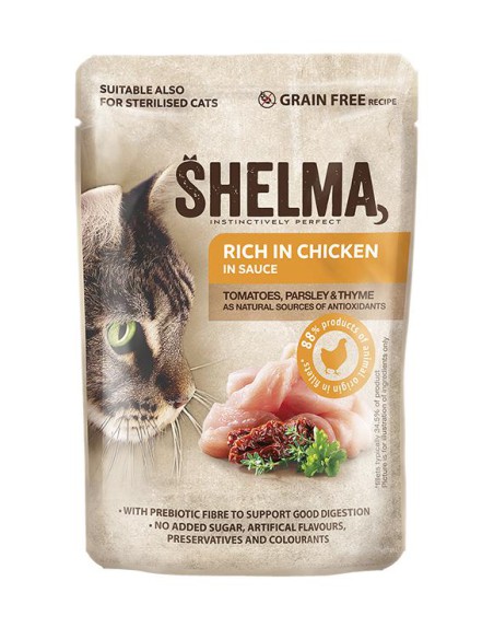 Zestaw bezzbożowych filecików dla kotów mix smaków Shelma, 4x85g - Mokra karma dla kota Zestaw bezzbożowych filecików dla kotów mix smaków Shelma, 4x85g 8595606406735 36
