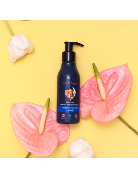 Emulsja do mycia twarzy cera sucha 150 ml Gift of Nature - Oczyszczenie i demakijaż Emulsja do mycia twarzy cera sucha 150 ml Gift of Nature 5907618130424 2