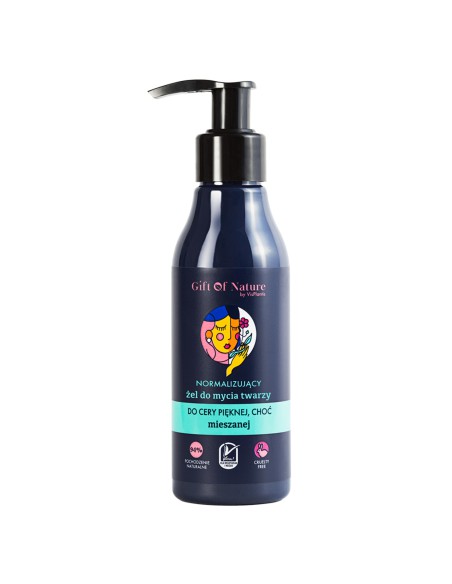 Żel do mycia twarzy cera mieszana 150 ml Gift of Nature - Oczyszczenie i demakijaż Żel do mycia twarzy cera mieszana 150 ml Gift of Nature 5907618130547