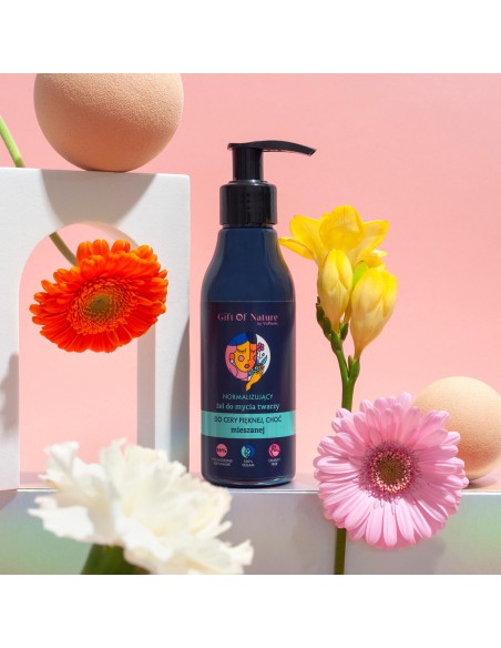 Żel do mycia twarzy cera mieszana 150 ml Gift of Nature - Oczyszczenie i demakijaż Żel do mycia twarzy cera mieszana 150 ml Gift of Nature 5907618130547 2