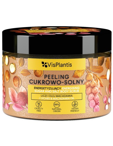 Peeling cukrowy liczi na ciało Vis Plantis 350 ml 5907618133203