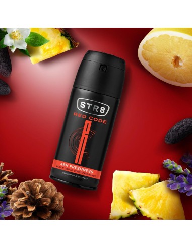 Codzienny dezodorant spray dla mężczyzn STR8 DEO Red Code 150ml 5201314153559 8