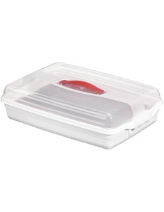 Duży pojemnik na ciasto z tacą i pokrywą 45x29,45x11cm Curver  3253920415011 2