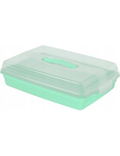 Pojemnik na ciasto z tacą i pokrywą Duży 45x29,45x11cm Curver 3253920415271