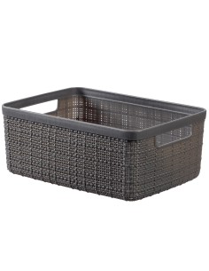 Organizer pojemnik 5l ciemny szary Curver Jute 3253921904040