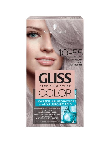 Farba z kwasem hialuronowym do włosów 10-55 GLISS Color Care & Moisture 9000101622591