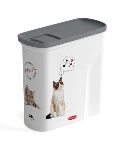 Pojemnik na żwirek lub karnę dla kota 1kg 2l Curver - Pojemniki na karmę dla kota