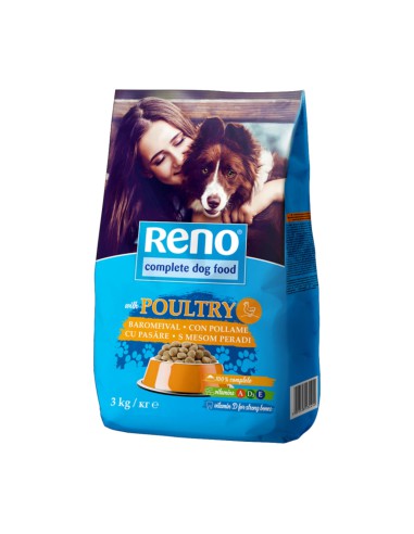 Sucha karma dla psa z drobiem Reno 3kg - Karma dla psa