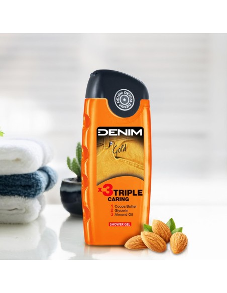Denim Gold Żel pod prysznic męski Pielęgnacja 400ml 8008970038810 7