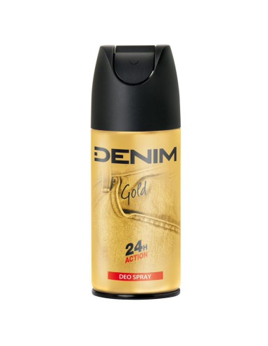 Denim Gold Dezodorant męski w sprayu 150ml - Dezodoranty i wody toaletowe