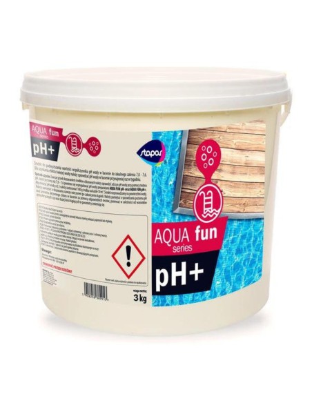 Preparat pH+ do basenu Stapar 3kg Stapar - Chemia basenowa Preparat pH+  do basenu Stapar 3kg Stapar 5902349681153