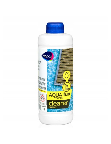 Clearer na tłuszcz basenowy Stapar 1l - Chemia basenowa Clearer na tłuszcz basenowy Stapar 1l 5908258389982