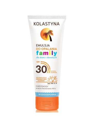 Emulsja do opalania  dla dzieci i dorosłych Kolastyna SPF 30 250 ml 5900536315874