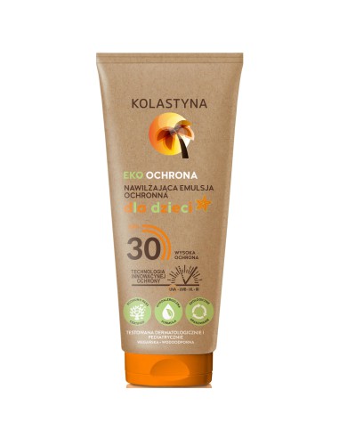 Ochrona emulsja dla dzieci do opalania SPF 30 Kolastyna 150 ml 5900536348575